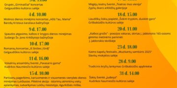 Šakių KC padalinių renginiai - Gegužė 2025