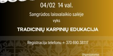 Tradicinių karpinių edukacija