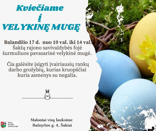 Velykinė mugė Šakiuose