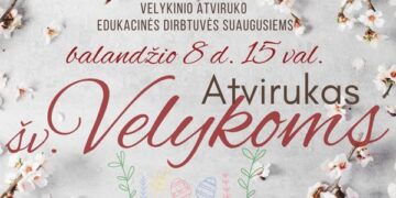 Velykinio atviruko edukacinės dirbtuvės suaugusiems „Atvirukas Velykoms“