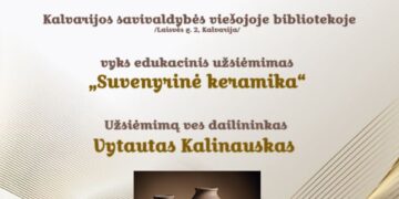 Edukacinis užsiėmimas „Suvenyrinė keramika“