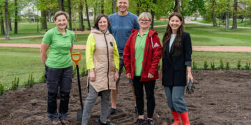 Vytauto Didžiojo parke atgimė dar vienas rožynas