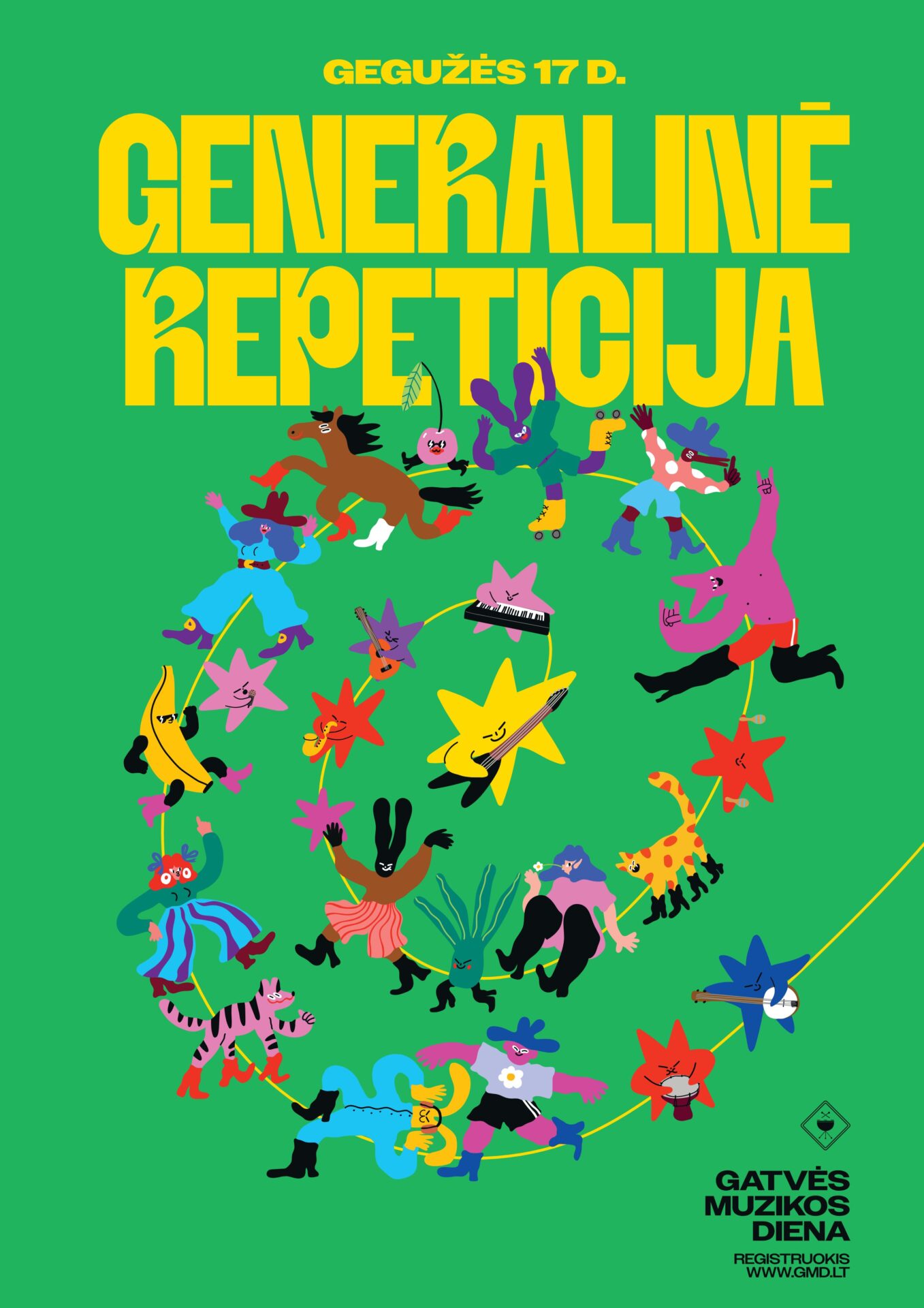 Gatvės muzikos diena: generalinė repeticija