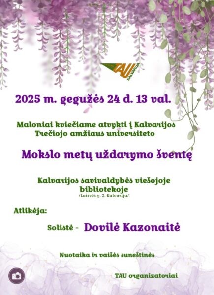 TAU mokslo metų uždarymo šventė