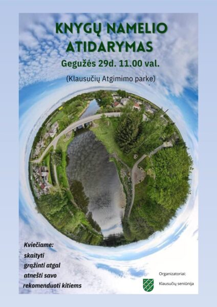 Knygų namelio atidarymas Klausučių Atgimimo parke