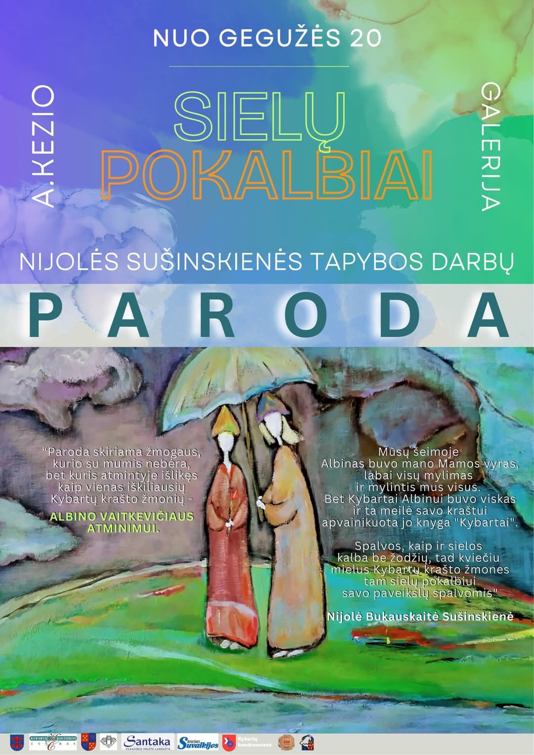 Nijolės Bukauskaitės Sušinskienės personalinė PARODA „SIELŲ POKALBIAI“