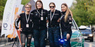 „Moterų ralyje 2025“ startavo ir Marijampolės apskrities VPK komanda