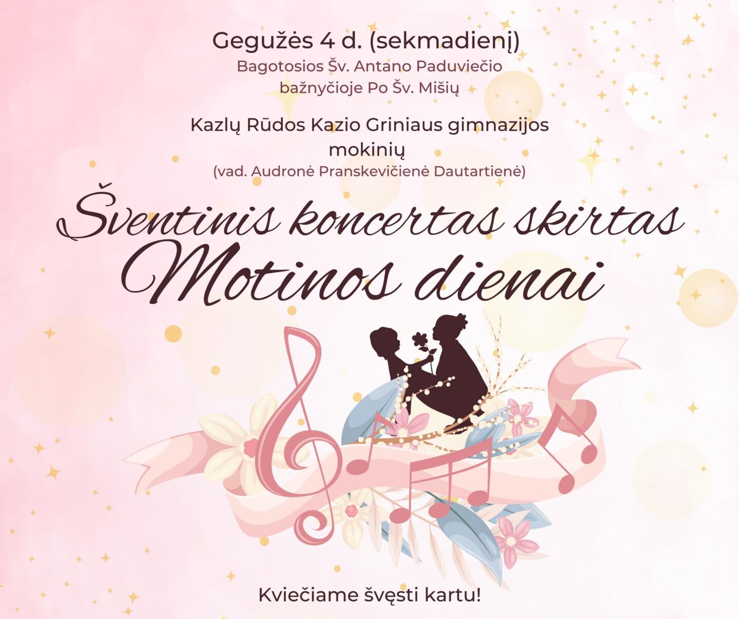Šventinis koncertas Motinos dienai