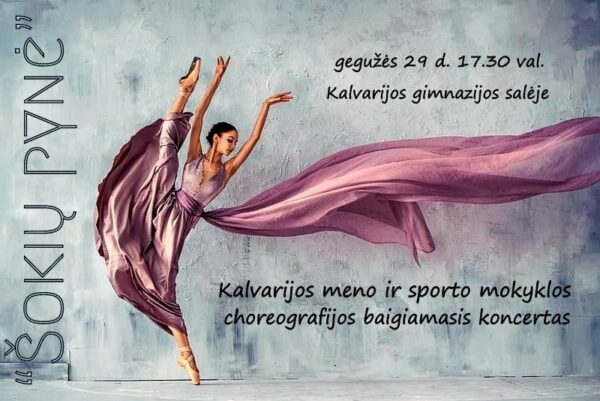 Choreografijos koncertas „Šokių pynė“