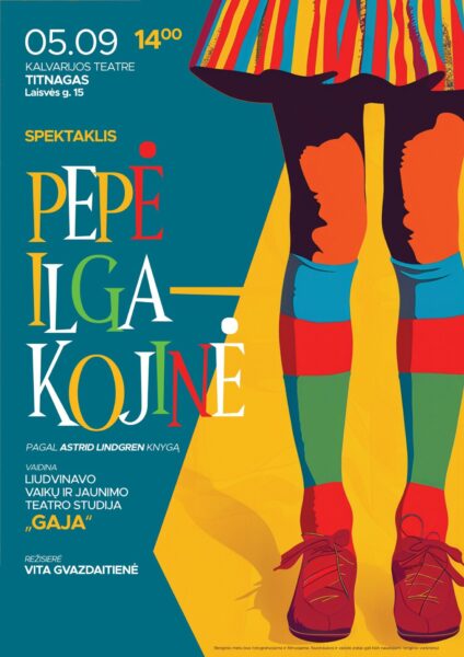 Liudvinavo vaikų teatro studijos „Gaja“ spektaklis „Pepė Ilgakojinė“