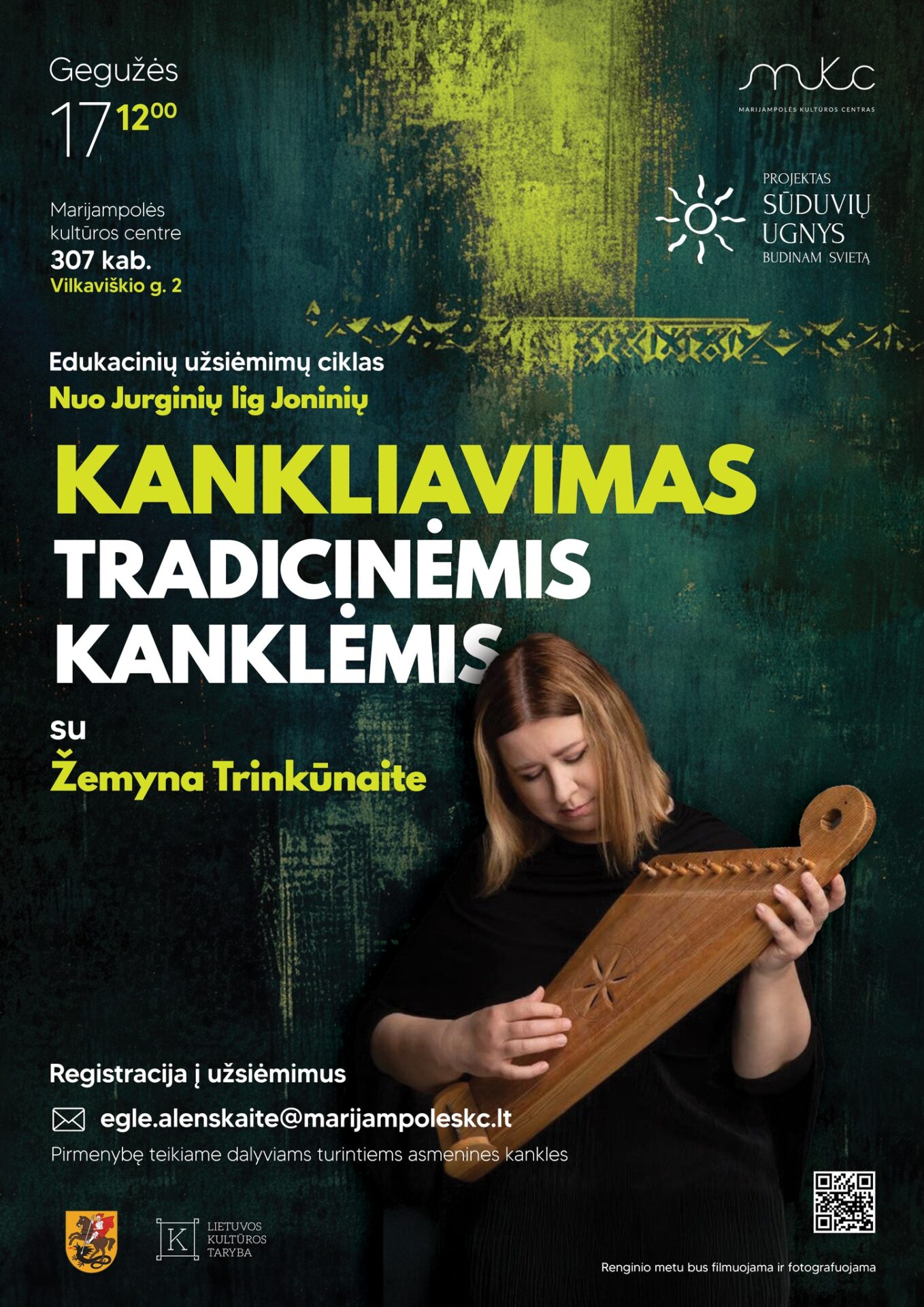 EDUKACIJA „KANKLIAVIMAS TRADICINĖMIS KANKLĖMIS“ | MARIJAMPOLĖ