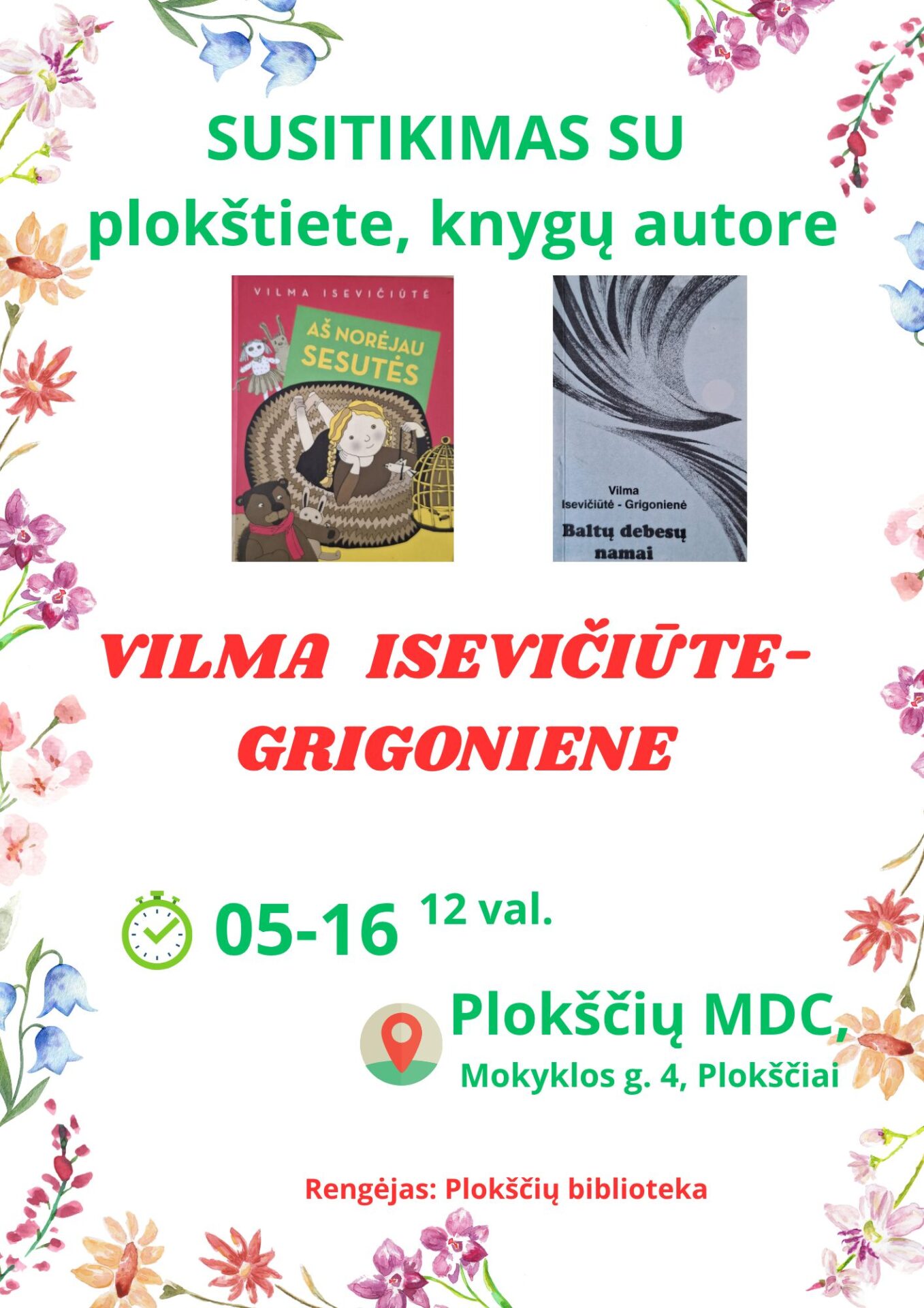 Susitikimas su plokštiete, rašytoja Vilma Isevičiūte-Grigoniene