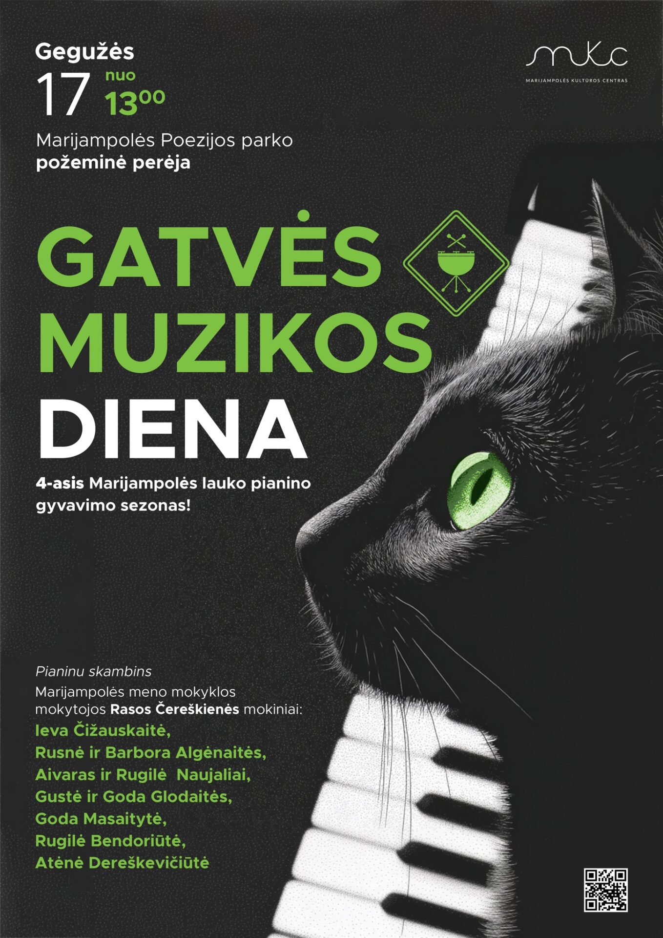 MIESTO PIANINO SEZONO PRADŽIA IR GATVĖS MUZIKOS DIENA | MARIJAMPOLĖ