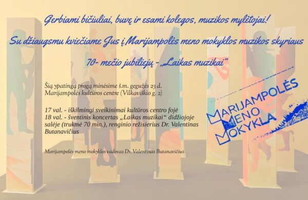 Marijampolės meno mokyklos 70-metis