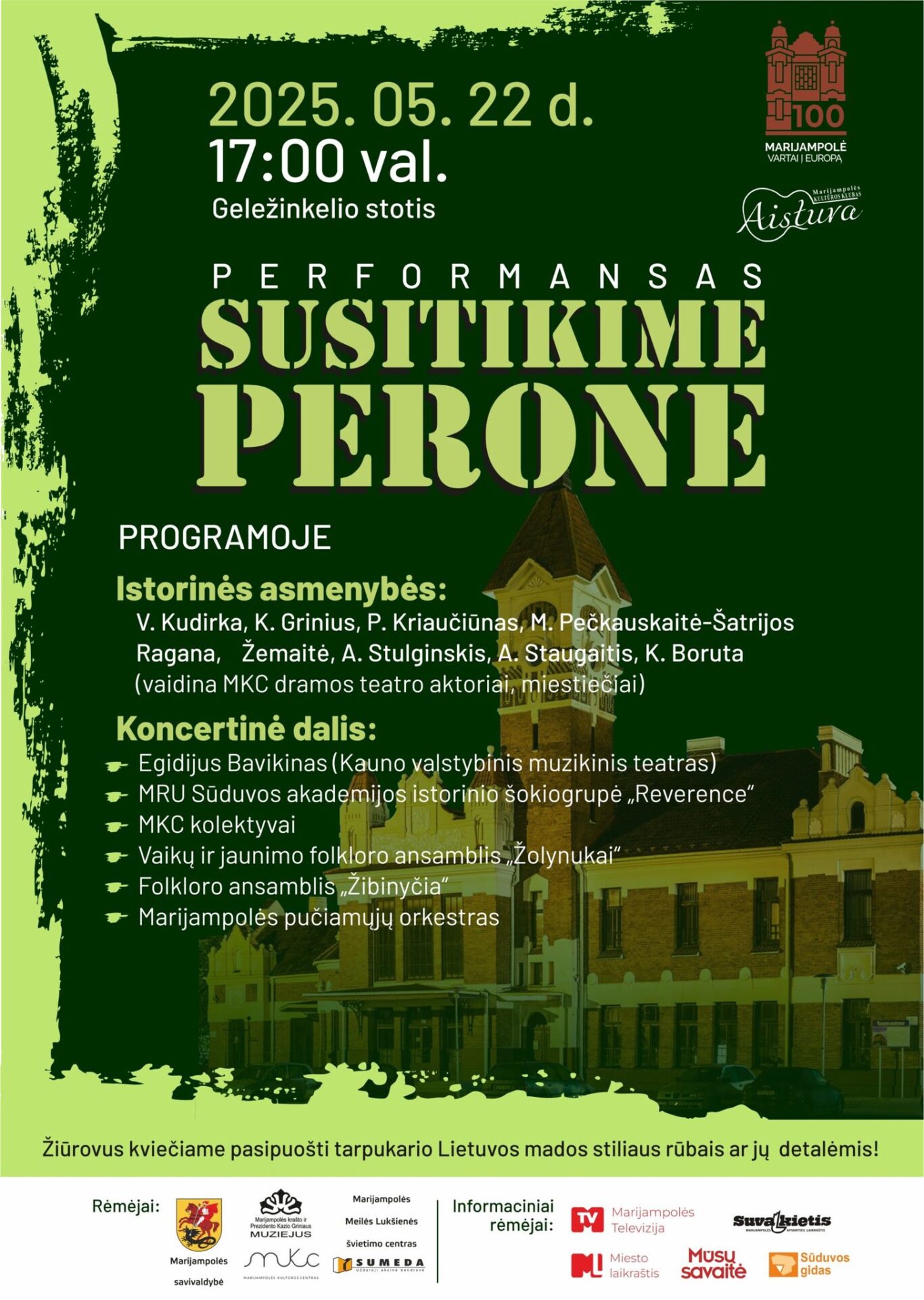 Performansas „Susitikime perone“