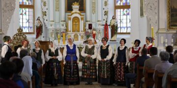 Šunskų folkloro ansamblis „Žvirgždė“ atšventė savo 55-ių metų kūrybos jubiliejų