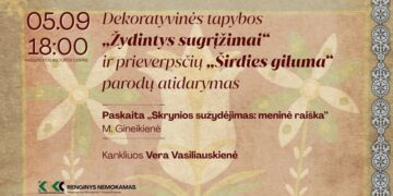 Dekoratyvinės tapybos „Žydintys sugrįžimai“ ir prieverpsčių „Širdies giluma“ parodų atidarymas