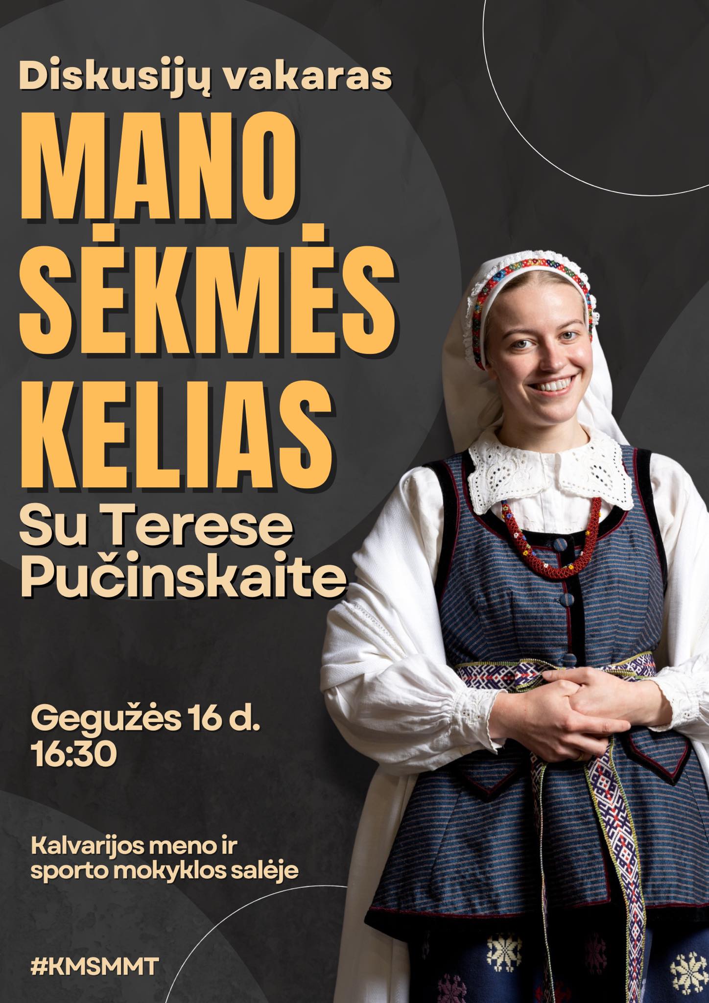 Diskusijų vakaras „Mano sėkmės kelias su Terese Pučinskaite“
