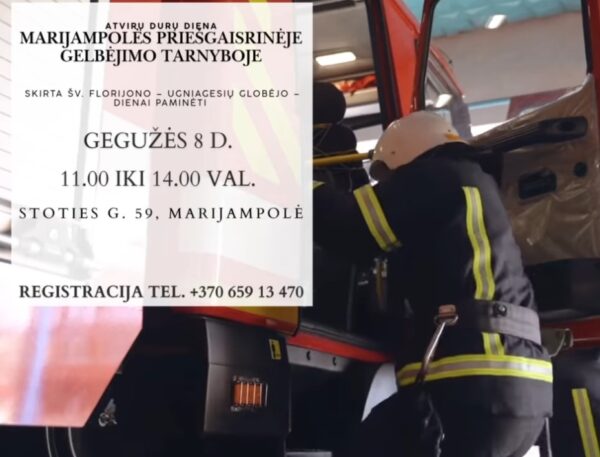 ATVIRŲ DURŲ DIENA Marijampolės priešgaisrinėje gelbėjimo tarnyboje