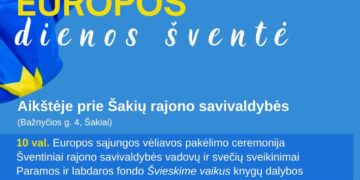 Europos dienos šventė Šakiuose