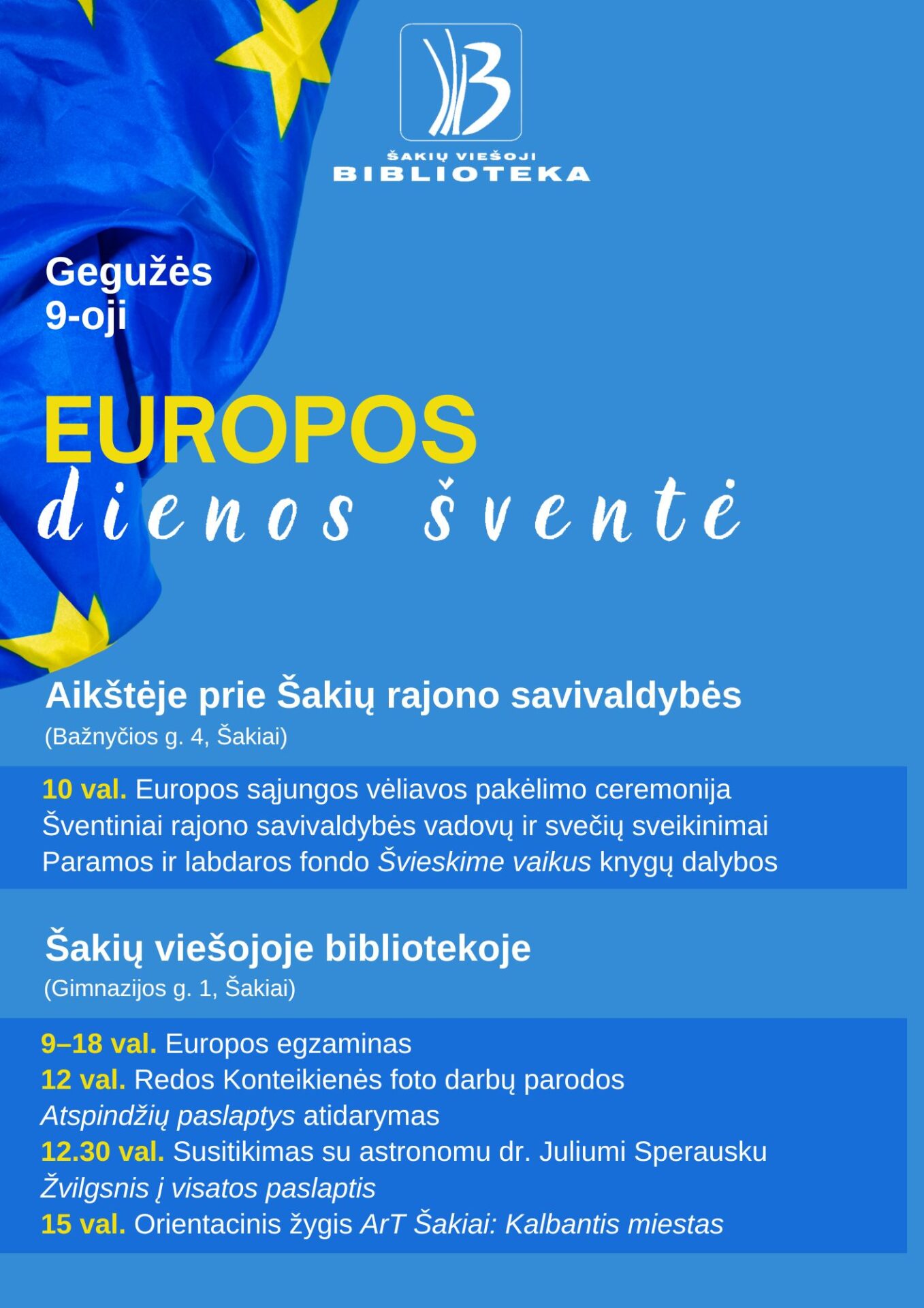 Europos dienos šventė Šakiuose