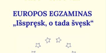 Europos egzaminas „Išspręsk, o tada švęsk!“