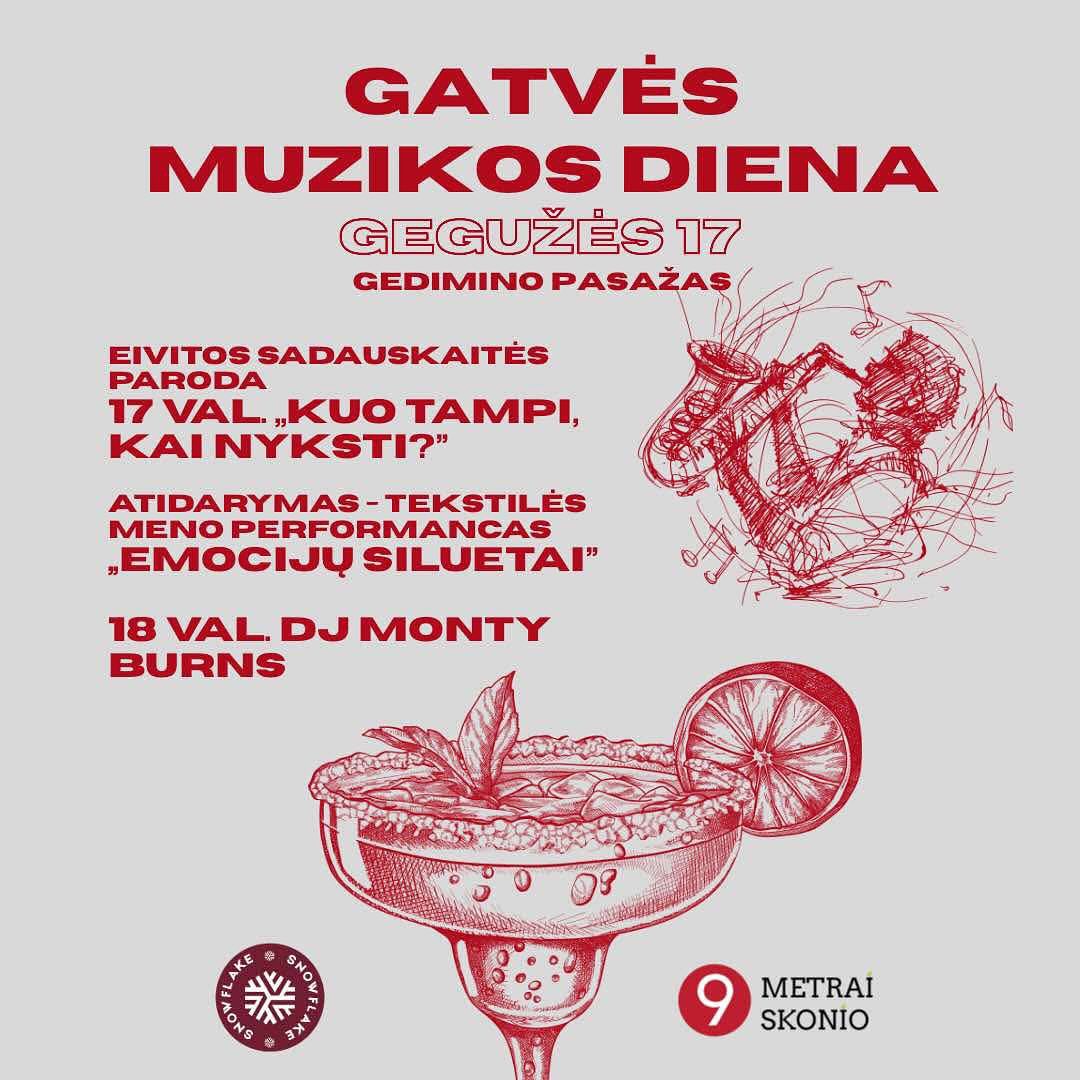 GATVĖS MUZIKOS DIENA Gedimino pasaže
