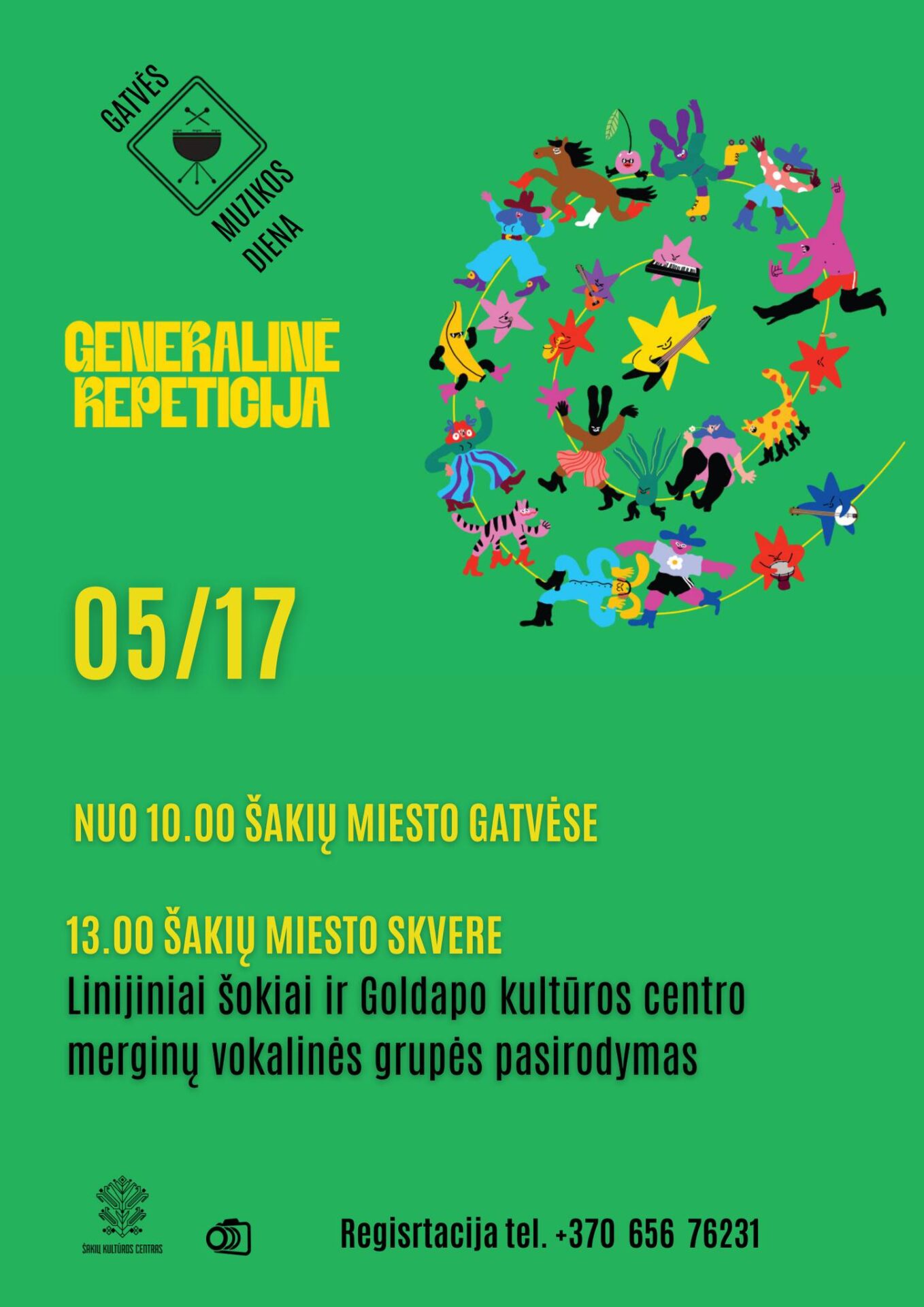Gatvės muzikos diena Šakiuose