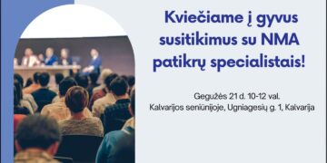 Gyvas susitikimas su NMA patikrų specialistais