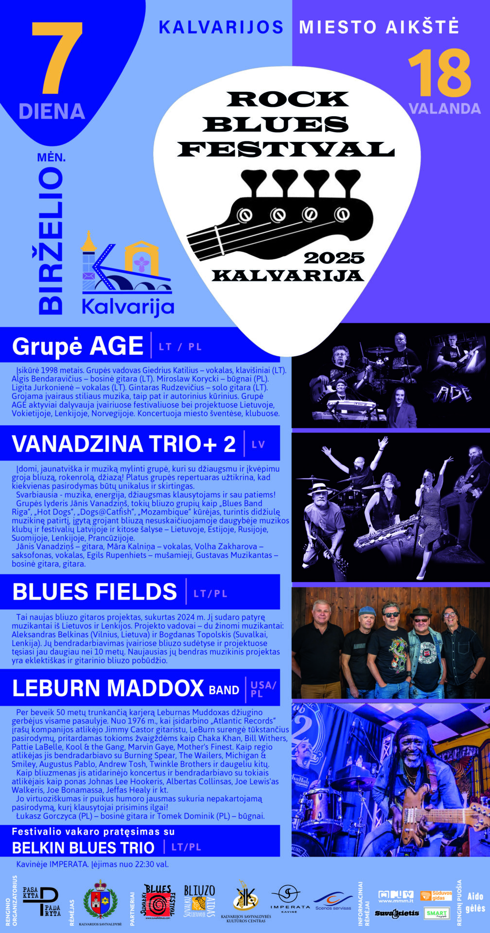 Rock Blues Festival | KALVARIJA 2025