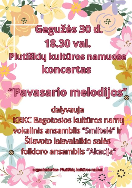Koncertas „Pavasario melodijos“