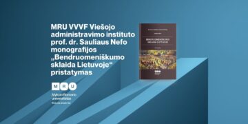 MRU prof. dr. Sauliaus Nefo monografijos „Bendruomeniškumo sklaida Lietuvoje“ pristatymas