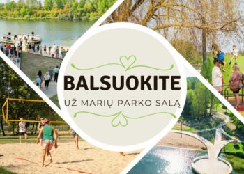 Marijampolė dalyvauja konkurse „Žalioji erdvė 2025“ – palaikykime Marių parko salą