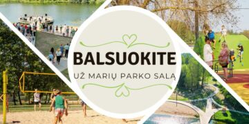 Marijampolė dalyvauja konkurse „Žalioji erdvė 2025“ – palaikykime Marių parko salą