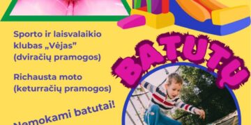Šeimų šventė – batutų fiesta