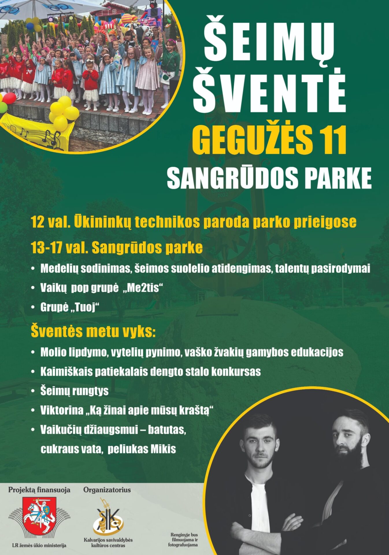 Šeimų šventė Sangrūdoje