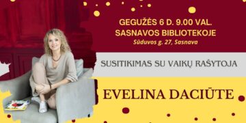 Susitikimas su rašytoja Evelina Daciūte