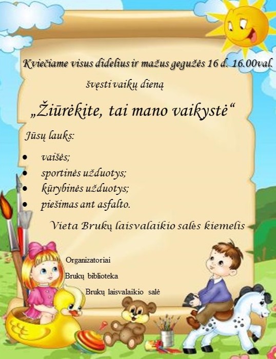 Šventė „Žiūrėkite, tai mano vaikystė“
