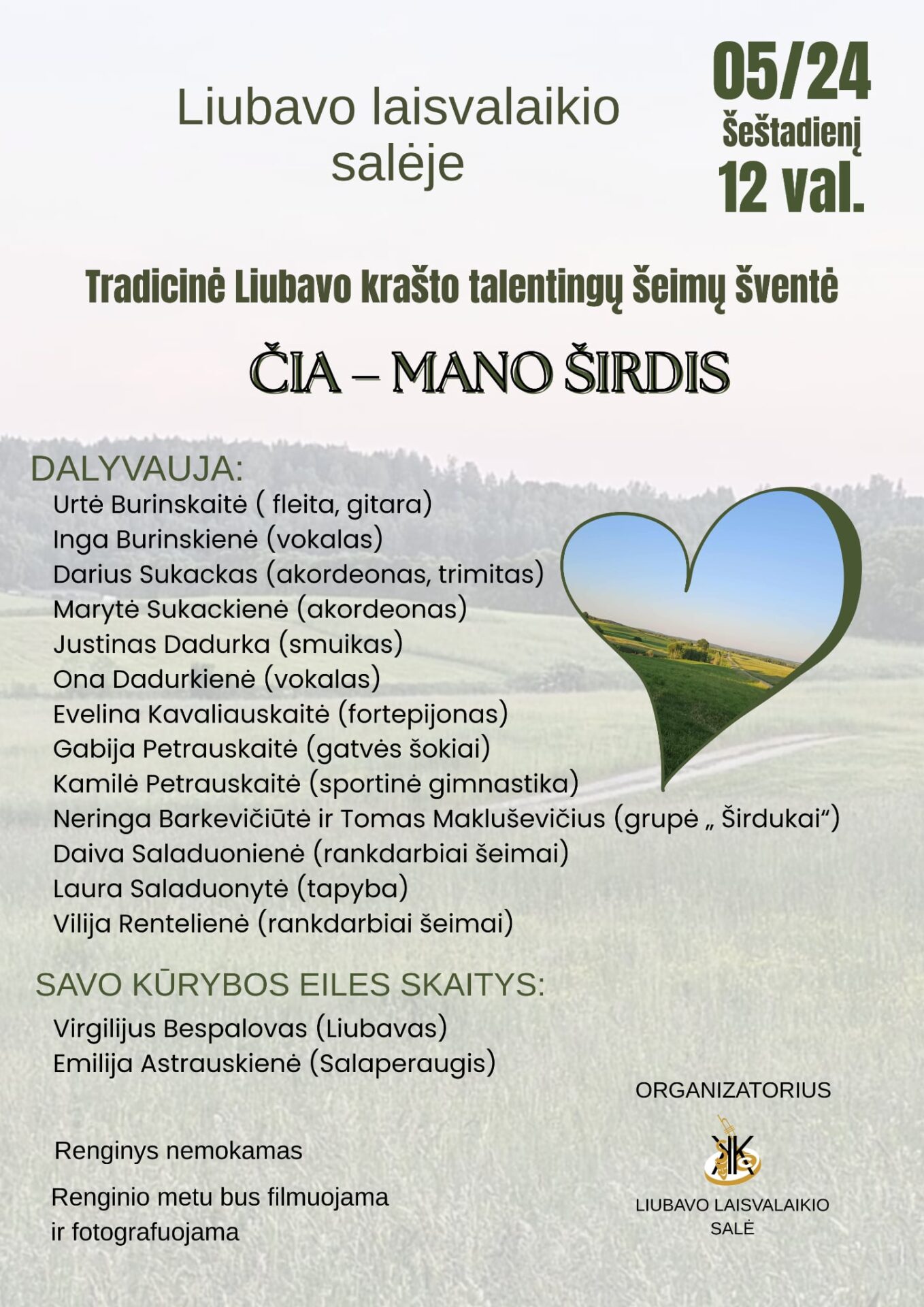 Talentingų šeimų šventė Liubave