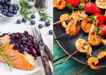 Ypatinga lašiša ir krevetės motinos dienai