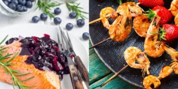 Ypatinga lašiša ir krevetės motinos dienai