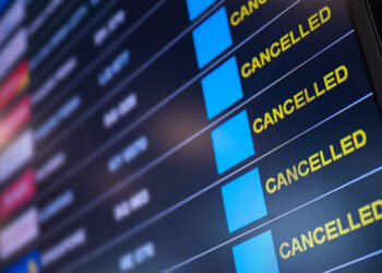 Atšaukti skrydžiai