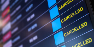 Atšaukti skrydžiai