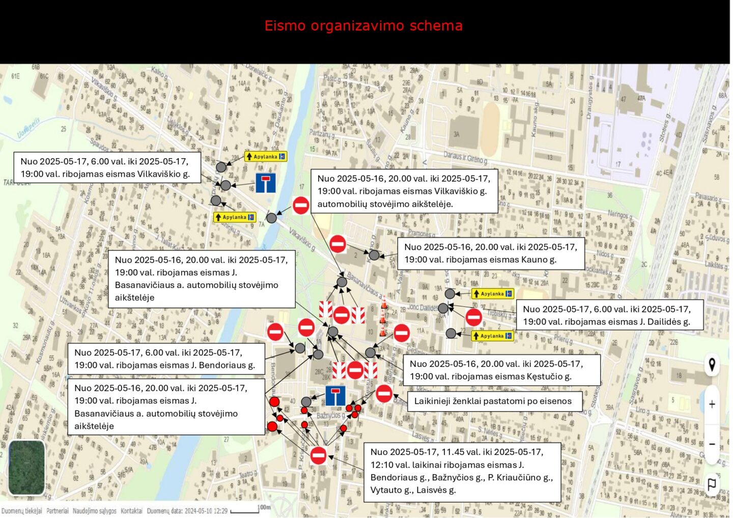 Renginio „Partizanų pagerbimo, kariuomenės ir visuomenės vienybės diena 2025 – Suvalkų koridoriuje“ metu - eismo ribojimai