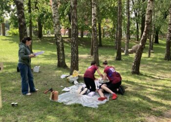 Marijampolėje varžėsi jaunieji pirmosios pagalbos žinovai