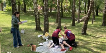 Marijampolėje varžėsi jaunieji pirmosios pagalbos žinovai