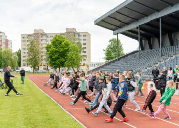 Aktyvi diena Marijampolės sporto centre – mokyklinukai susipažino su sporto šakomis