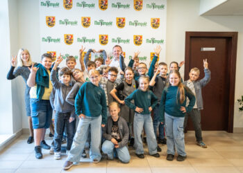 Mažieji piliečiai viešėjo pas merą