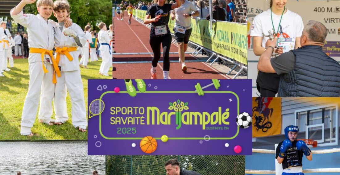 Judanti bendruomenė: Marijampolės savivaldybėje praūžė Sporto savaitė 2025