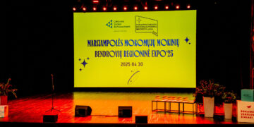 Marijampolėje surengta Lietuvos Junior Achievement Marijampolės mokomųjų mokinių bendrovių regioninė eXpo’25